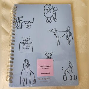 kate spade Blue Dog Spiral Notebook NWT